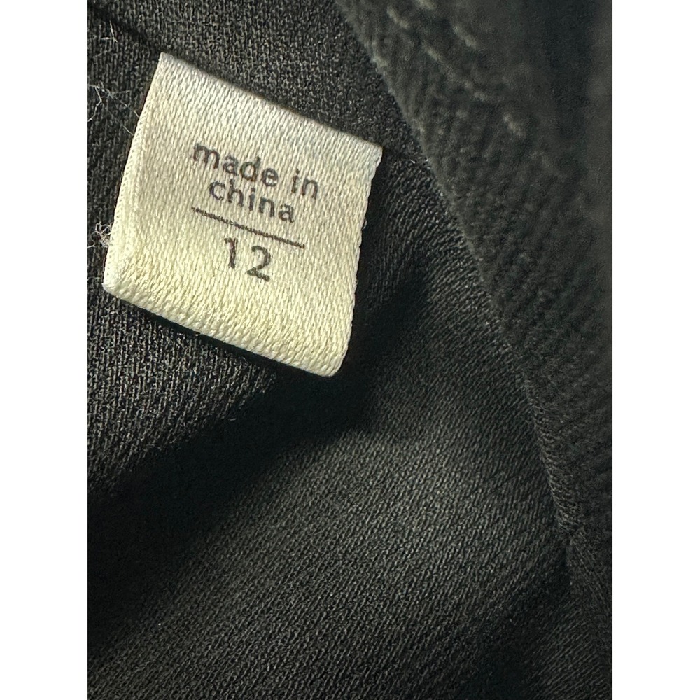 Coldwater Creek Embroidered Sleeve Black Blazer Jacket Women's Size‎ 12 - Picture 8 of 13